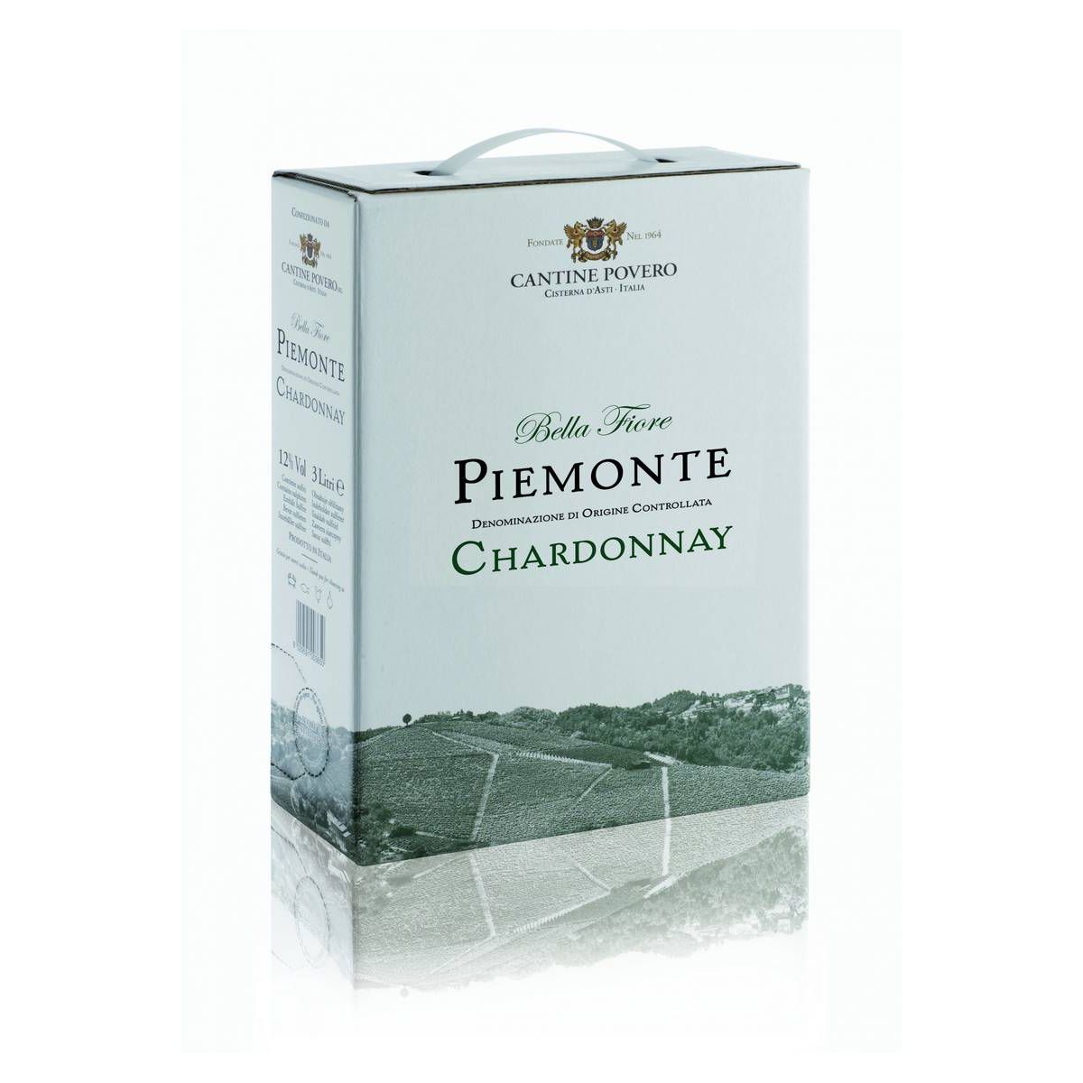 Cantine Povero - Bag In Box 3 lt. Piemonte Chardonnay DOC Bella Fiore