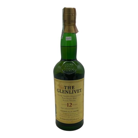 The Glenlivet - Pure Single Malt Scotch Whisky 12 y 0,70 lt. + Box (ruined) - COD. 6603 - Enoteca Bevi Bene