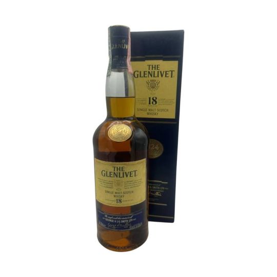 The Glenlivet - Single Malt Scotch Whisky 18 y 0,70 lt. + Box (old version) - Enoteca Bevi Bene
