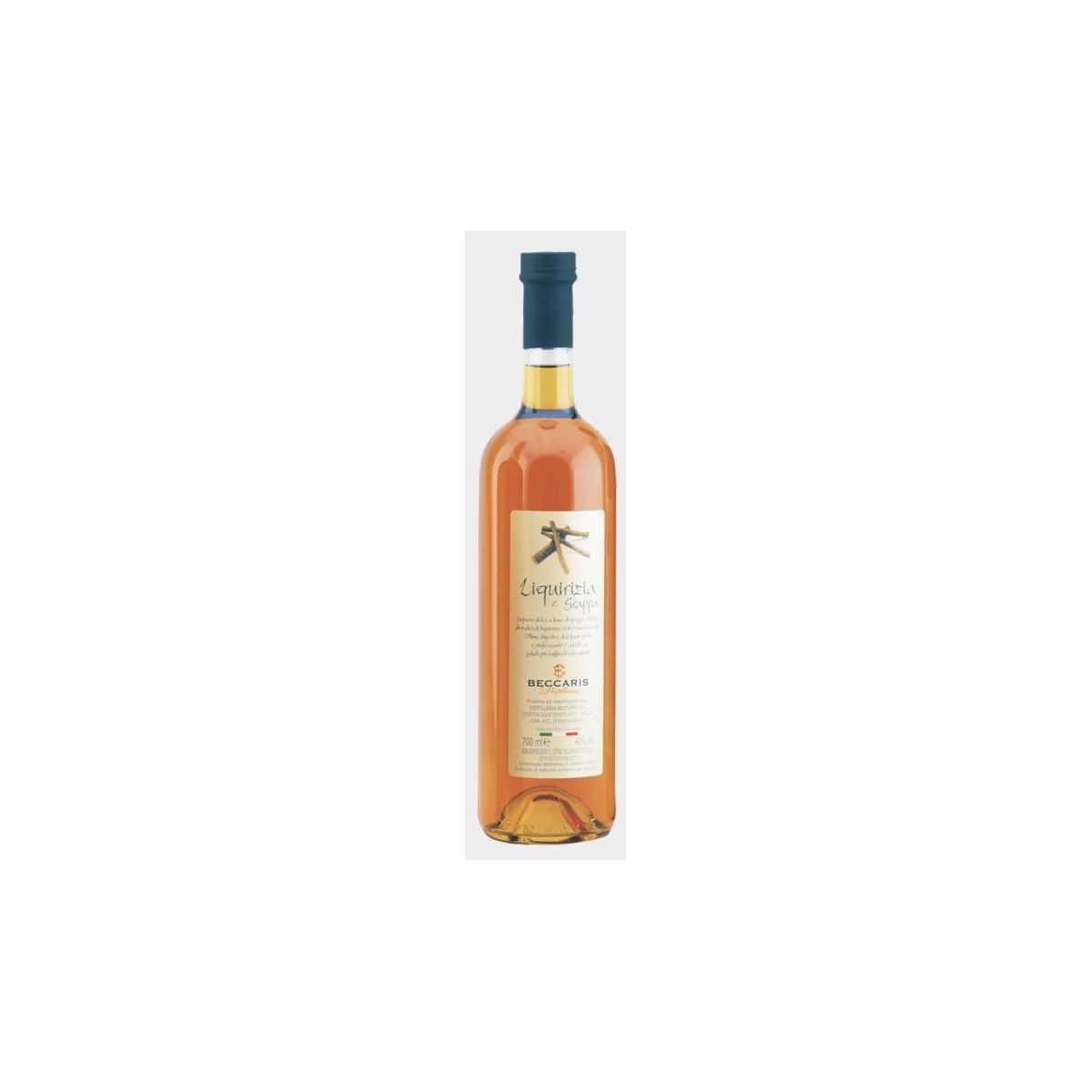 Beccaris - Linea Aromatizzate Grappa alla Liquirizia 0,70 lt.