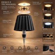 Lampada LED da Bottiglia Ricaricabile Touch Dimmerabile - Enoteca Bevi Bene