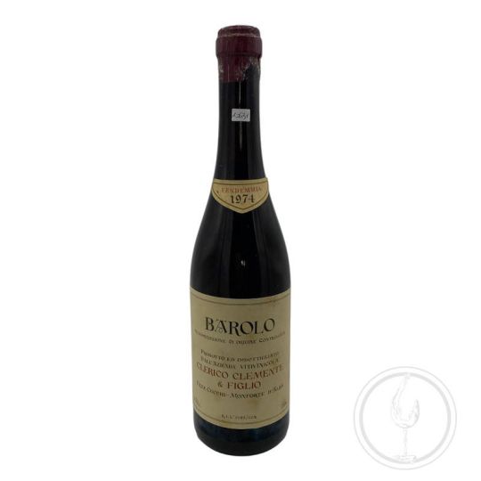 Vintage Bottle - Domenico Clerico / Clerico Clemente &amp; Figlio Barolo DOC 1974 0,72 lt. - COD. 10631 - Enoteca Bevi Bene