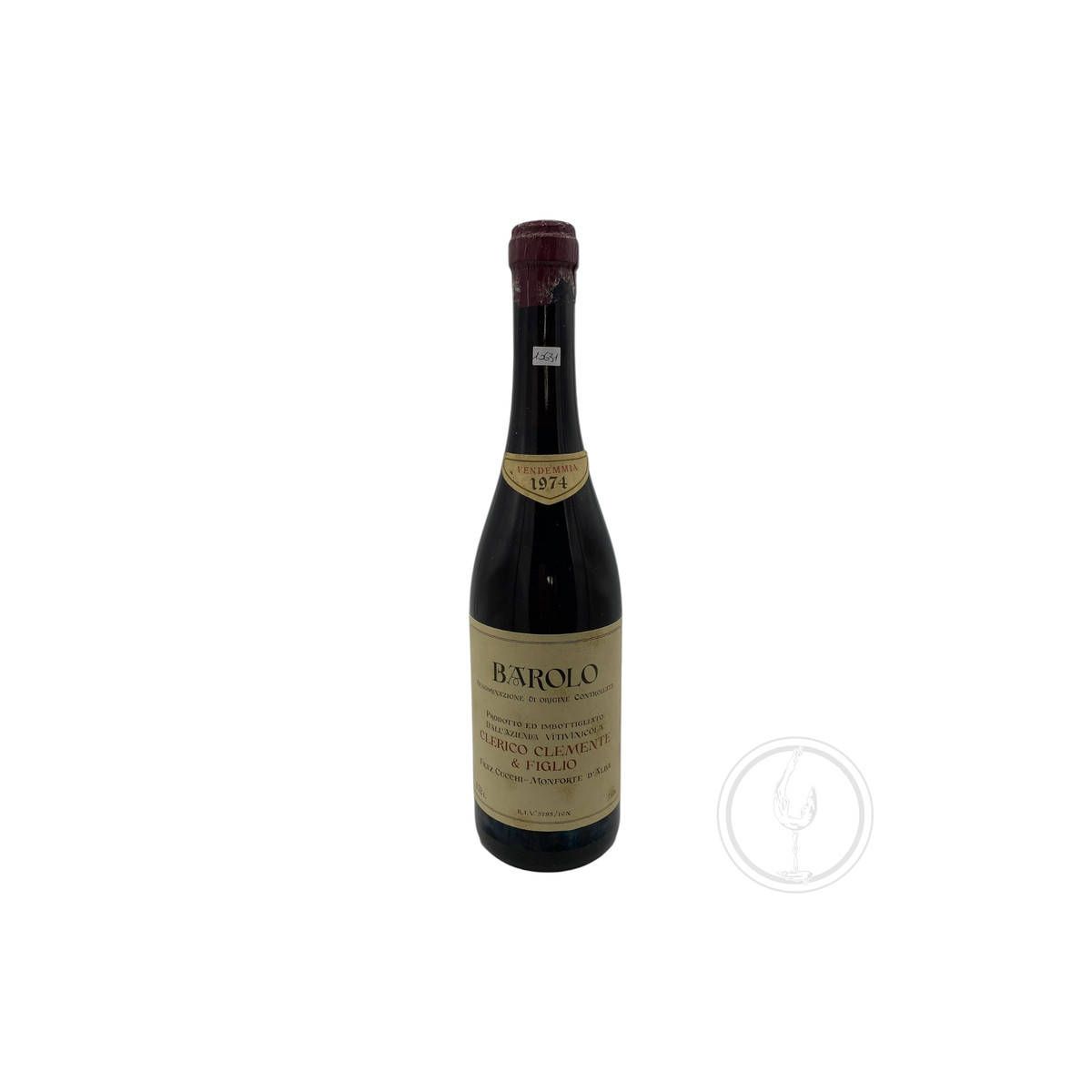 Vintage Bottle - Domenico Clerico / Clerico Clemente &amp; Figlio Barolo DOC 1974 0,72 lt. - COD. 10631 - Enoteca Bevi Bene