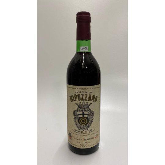 Vintage Bottle - Marchesi de Frescobaldi Chianti Rufina Castello di Nipozzano Riserva 1977 0,75 lt. - COD. 1649