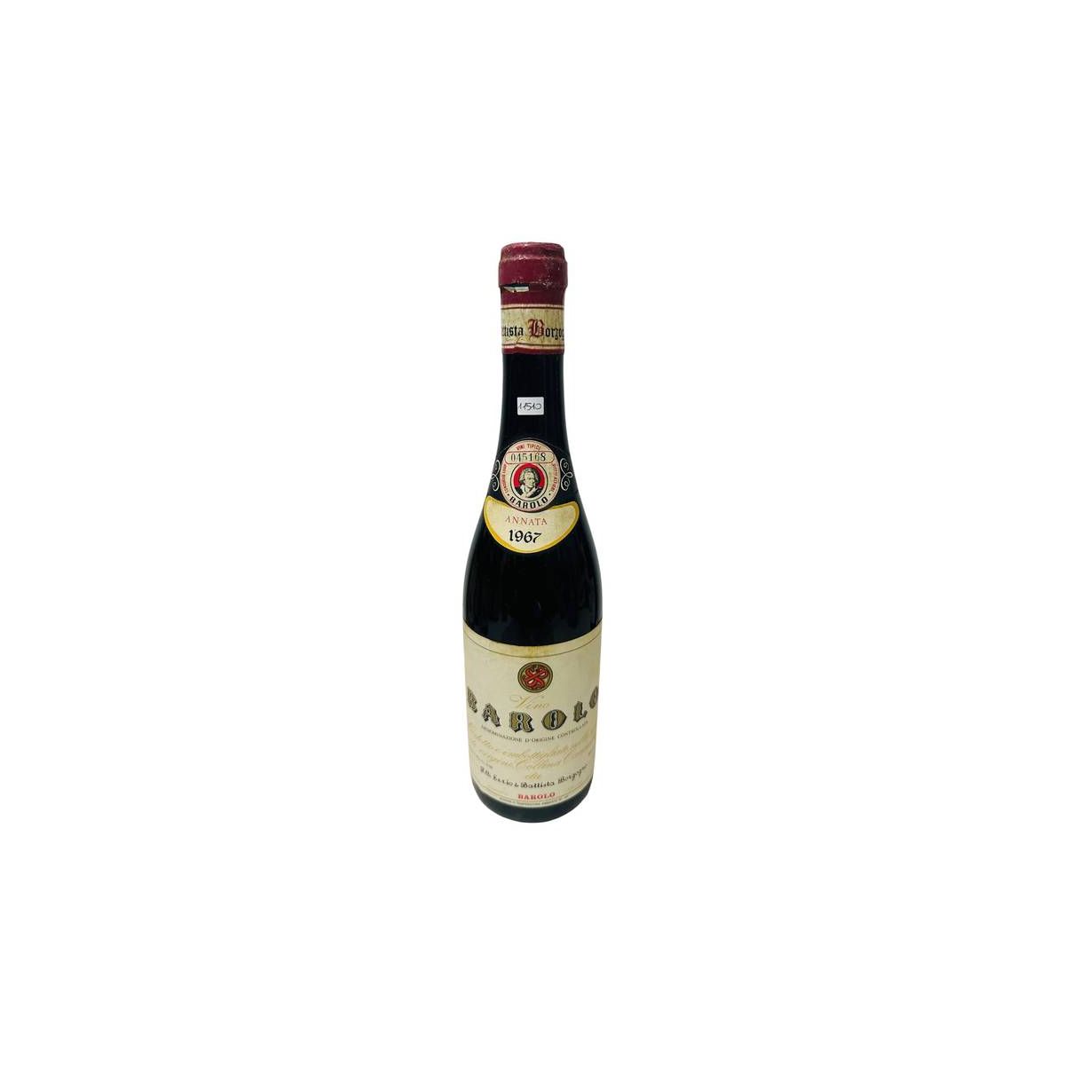 Vintage Bottle - F.lli Serio & Battista Borgogno Barolo DOC 1967 0,72 lt. - COD. 11510