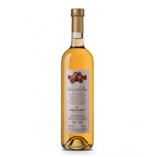 Beccaris - "Linea Aromatizzate" Liquore alle Nocciole "Noccioletta" 0,70 lt. - Enoteca Bevi Bene