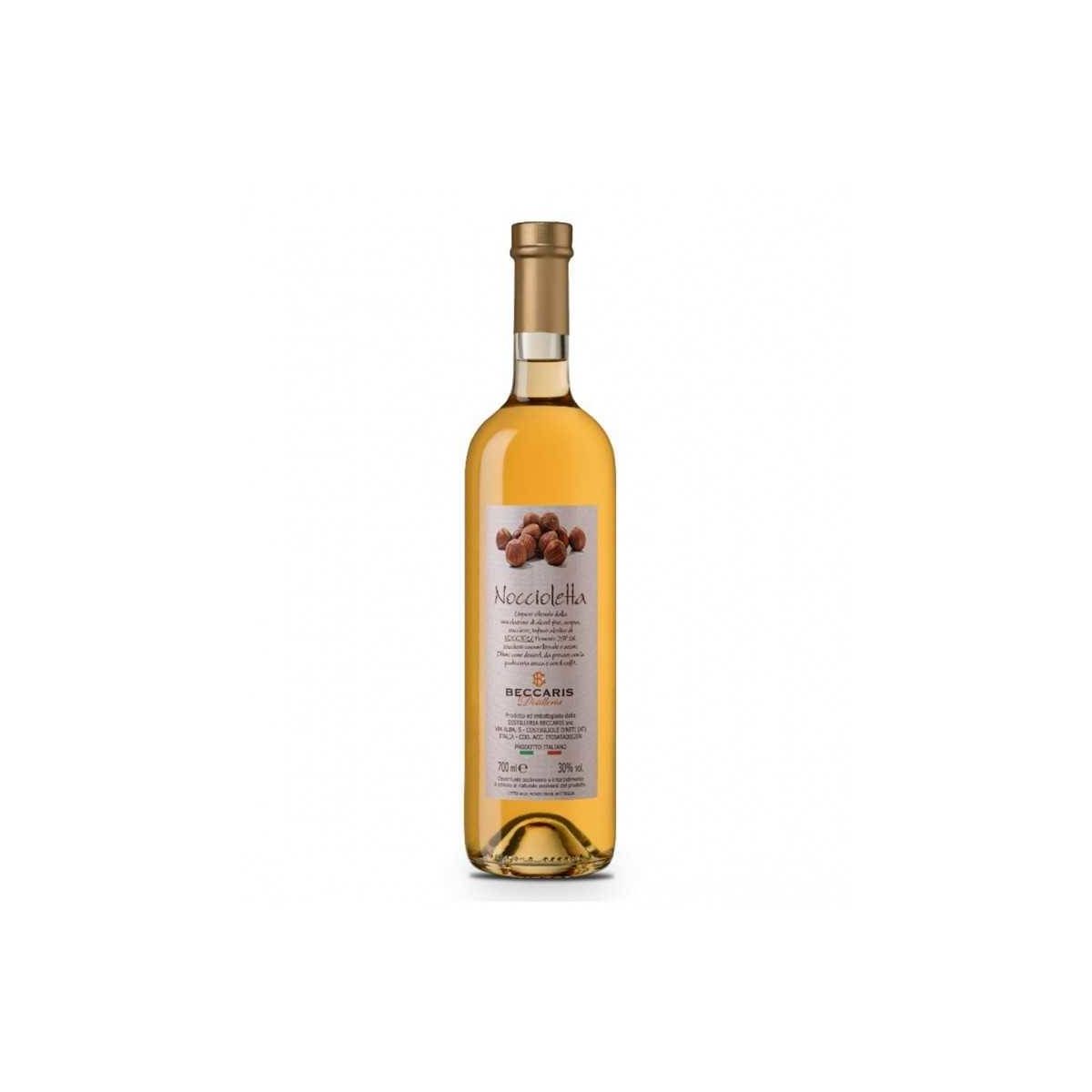 Beccaris - "Linea Aromatizzate" Liquore alle Nocciole "Noccioletta" 0,70 lt. - Enoteca Bevi Bene
