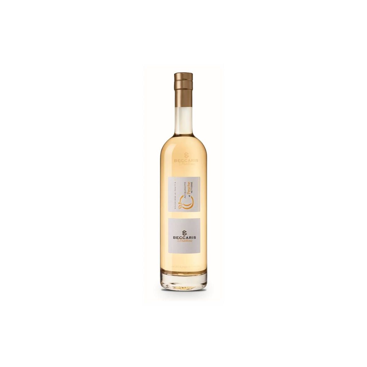 Beccaris - "Linea Acquavite di Frutta" Acquavite di Pesche Nettarine affinata 0,70 lt. - Enoteca Bevi Bene