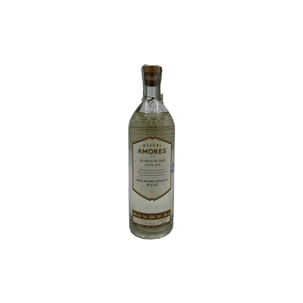 Amores - Mezcal Artesanal Destilado en Mexico 2017 0,70 lt.