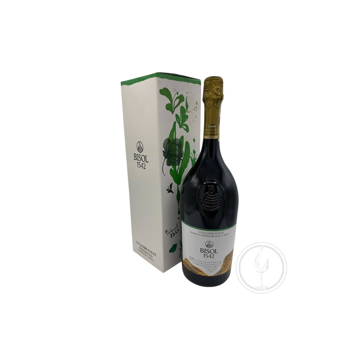 Bisol 1542 - Prosecco Superiore Valdobbiadene DOCG Crede Brut 1,5 lt. MAGNUM + Box