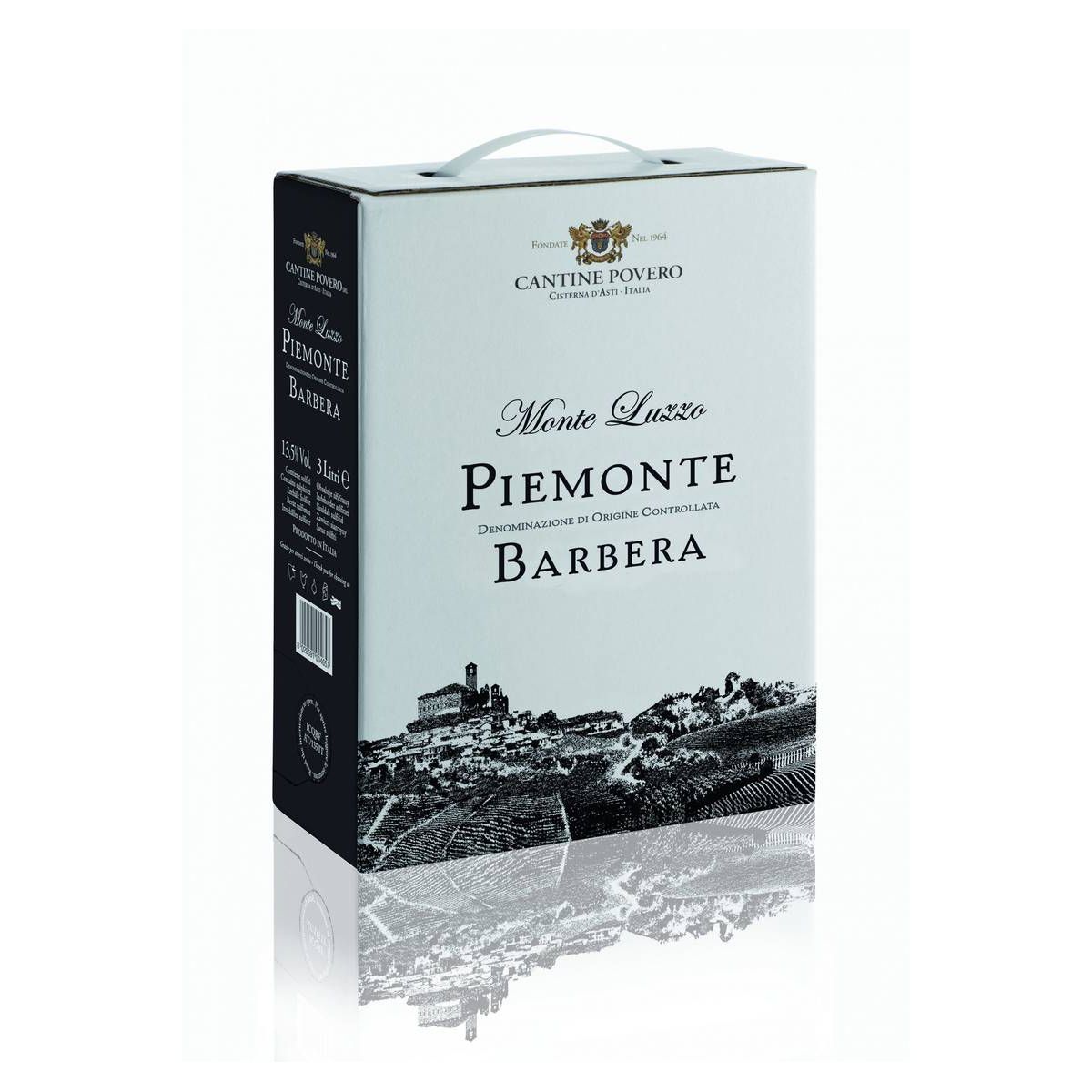 Cantine Povero - Bag In Box 3 lt. Piemonte Barbera DOC Monte Luzzo