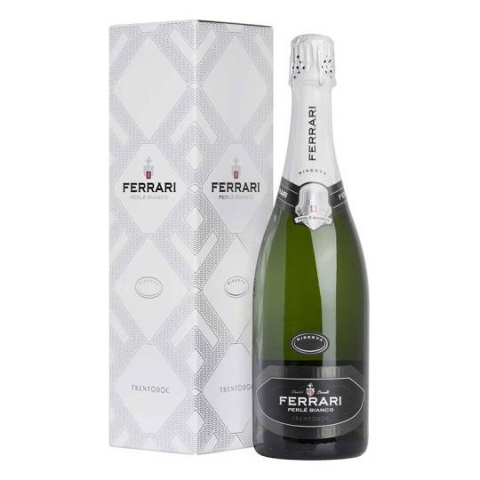 Ferrari - Trento DOC Perlè Bianco Riserva 2016 Brut 0,75 lt. + Box - Enoteca Bevi Bene