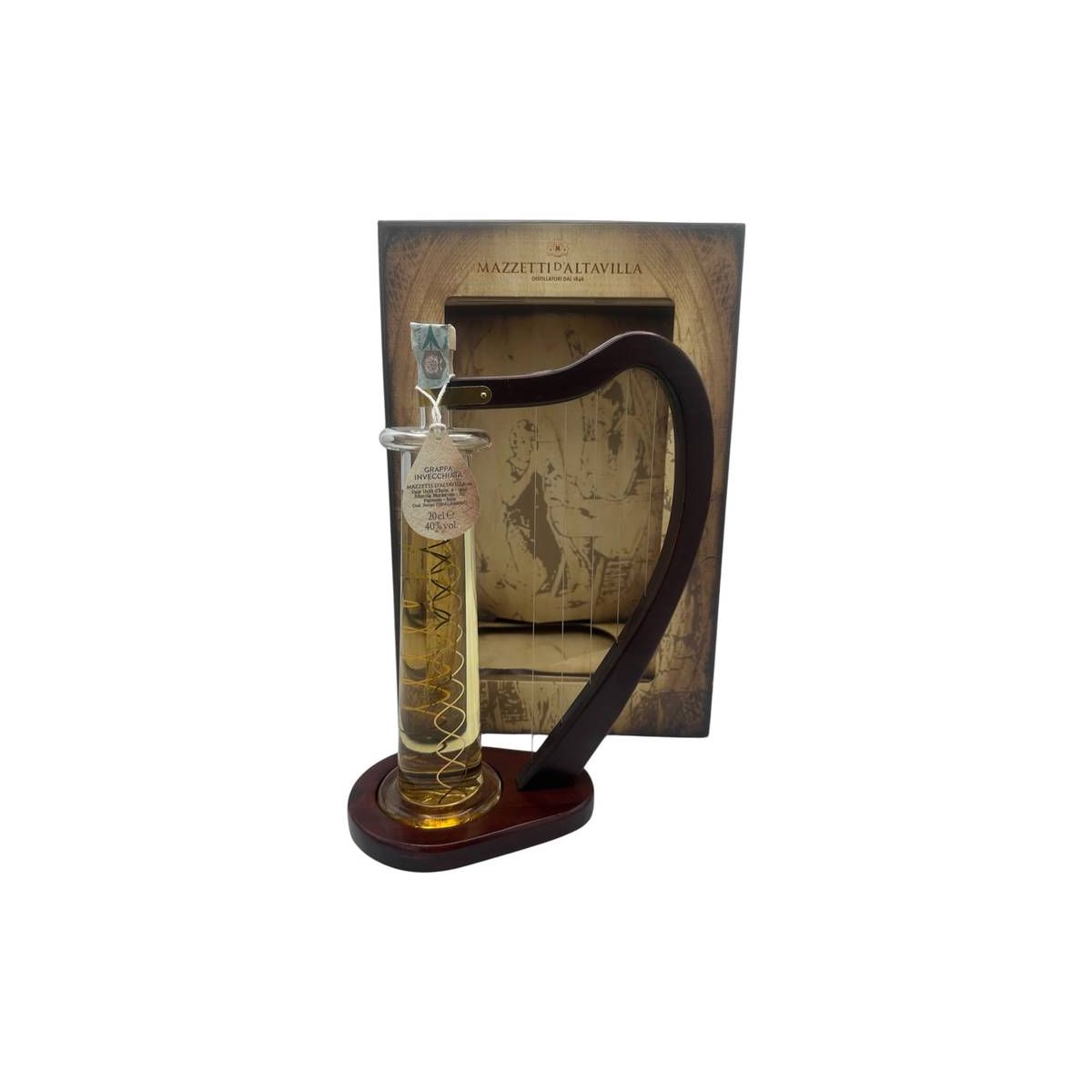 Mazzetti d'Altavilla - Vetro Soffiato Grappa Invecchiata Arpa 0,20 lt.