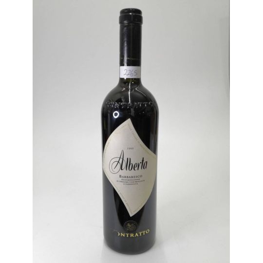 Vintage Bottle - Contratto Barbaresco DOCG "Alberta" 1999 0,75 lt. - COD. 2265 - Enoteca Bevi Bene