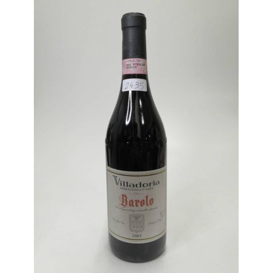 Vintage Bottle - Villadoria Barolo DOCG 2003 0,75 lt. - COD. 2435