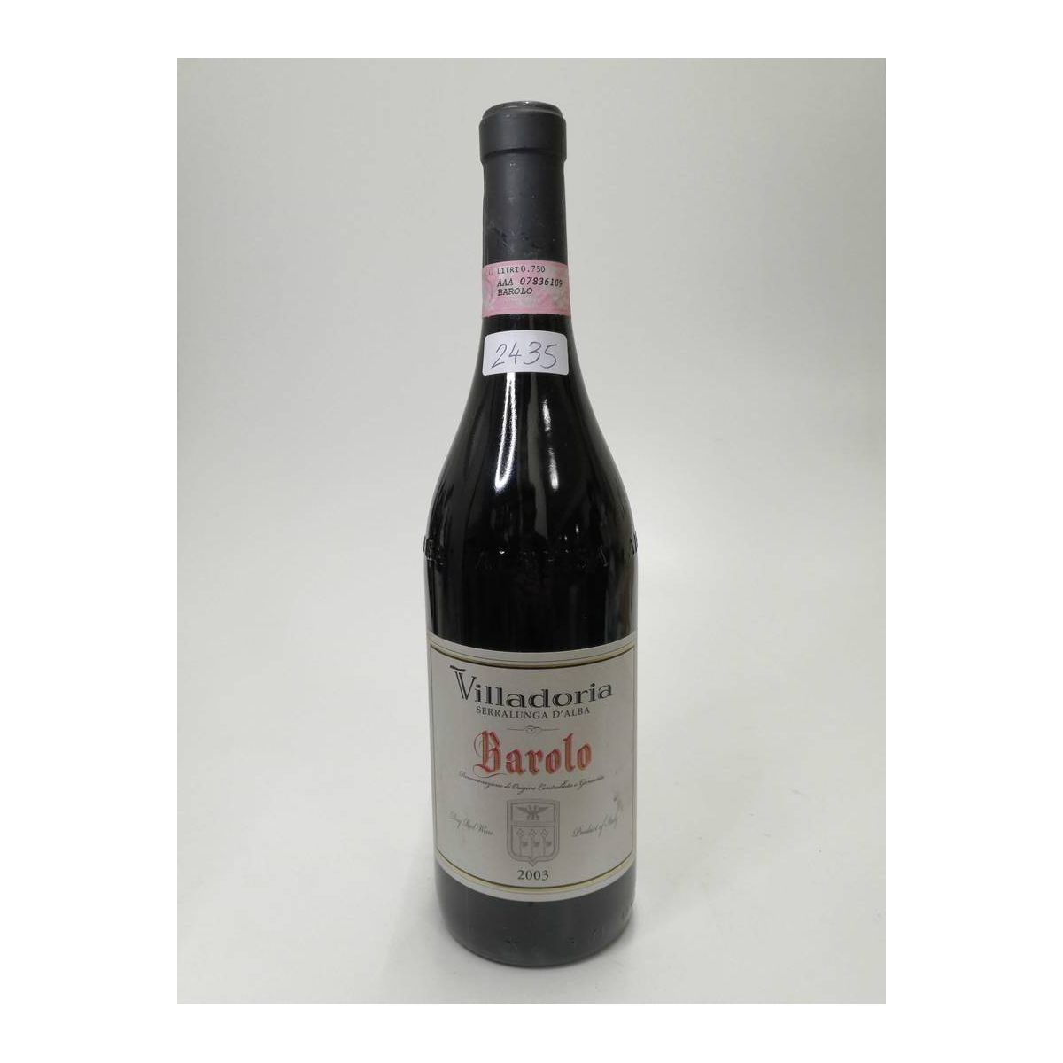 Vintage Bottle - Villadoria Barolo DOCG 2003 0,75 lt. - COD. 2435