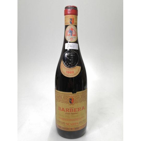 Vintage Bottle - Scarpa Barbera d'Asti Superiore DOC Cru Banin 1969 0,75 lt. - COD. 2448