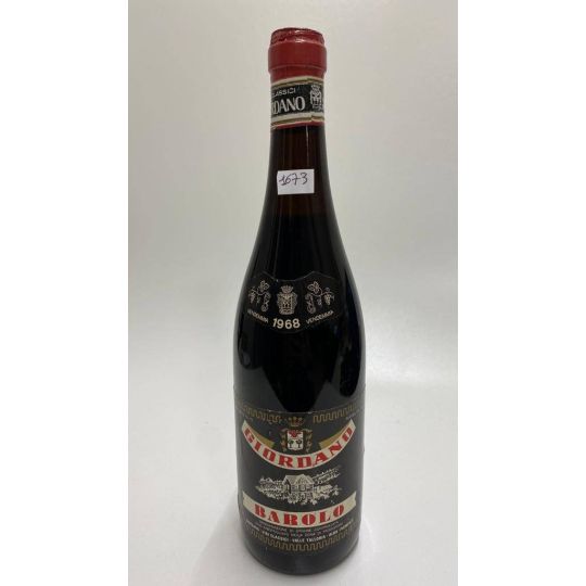 Vintage Bottle - Giordano Barolo 1968 0,72 lt. - COD. 1673 - Enoteca Bevi Bene