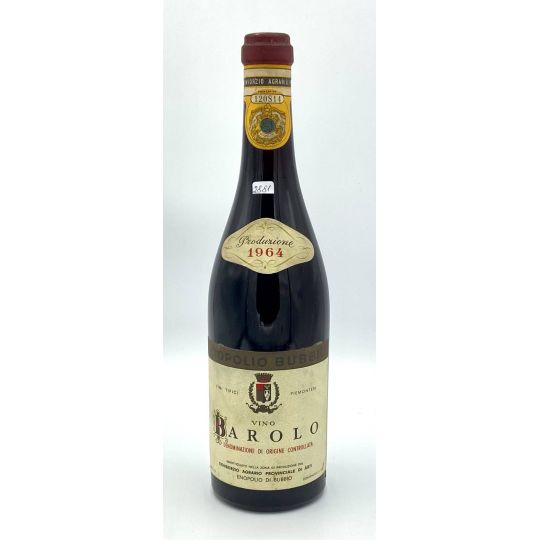 Vintage Bottle - Consorzio Agrario Provinciale di Asti Barolo DOC 1964 0,72 lt. - COD. 2881 - Enoteca Bevi Bene