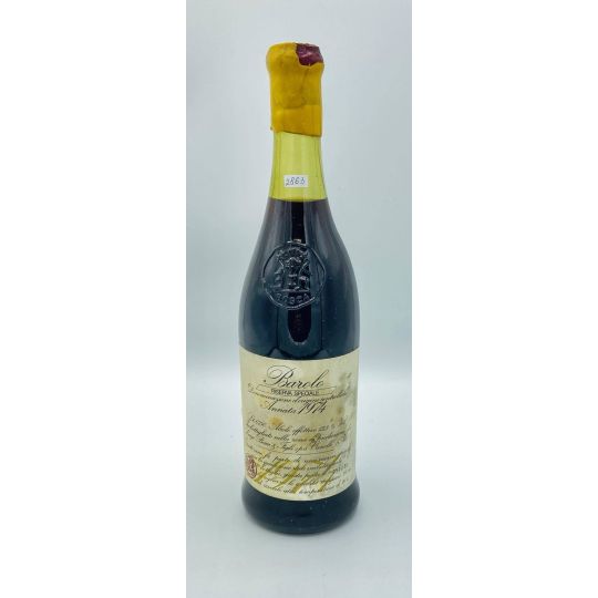 Vintage Bottle - Luigi Bosca &amp; Figli Barolo Riserva Speciale DOC 1974 0,75 lt. - COD. 2863 - Enoteca Bevi Bene