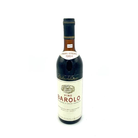 Vintage Bottle - Gilardino Barolo Riserva Speciale DOC 1964 0,72 lt. - COD. 3404 - Enoteca Bevi Bene