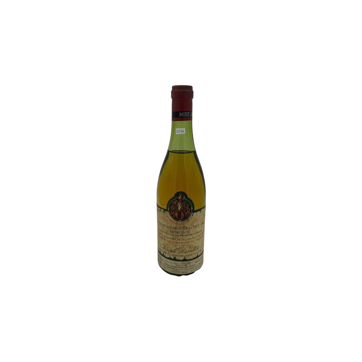 Vintage Bottle - Joseph Drouhin Chassagne Montrachet Morgeot 1962 0,72 lt. - COD. 3536 - Enoteca Bevi Bene