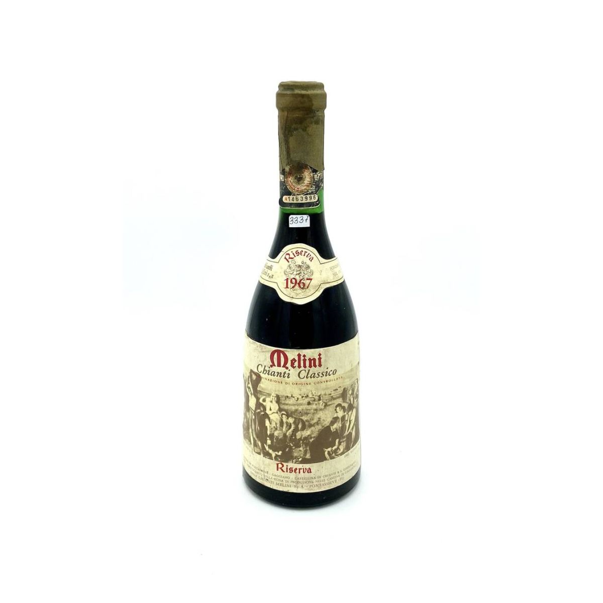 Vintage Bottle - Melini Chianti Classico Riserva DOC 1967 0,72 lt. - COD. 3337 - Enoteca Bevi Bene