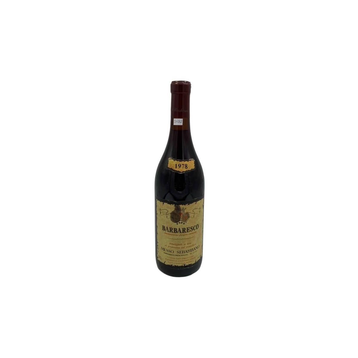 Vintage Bottle - Musso Sebastiano Barbaresco DOC 1978 0,75 lt. - COD. 3592 - Enoteca Bevi Bene