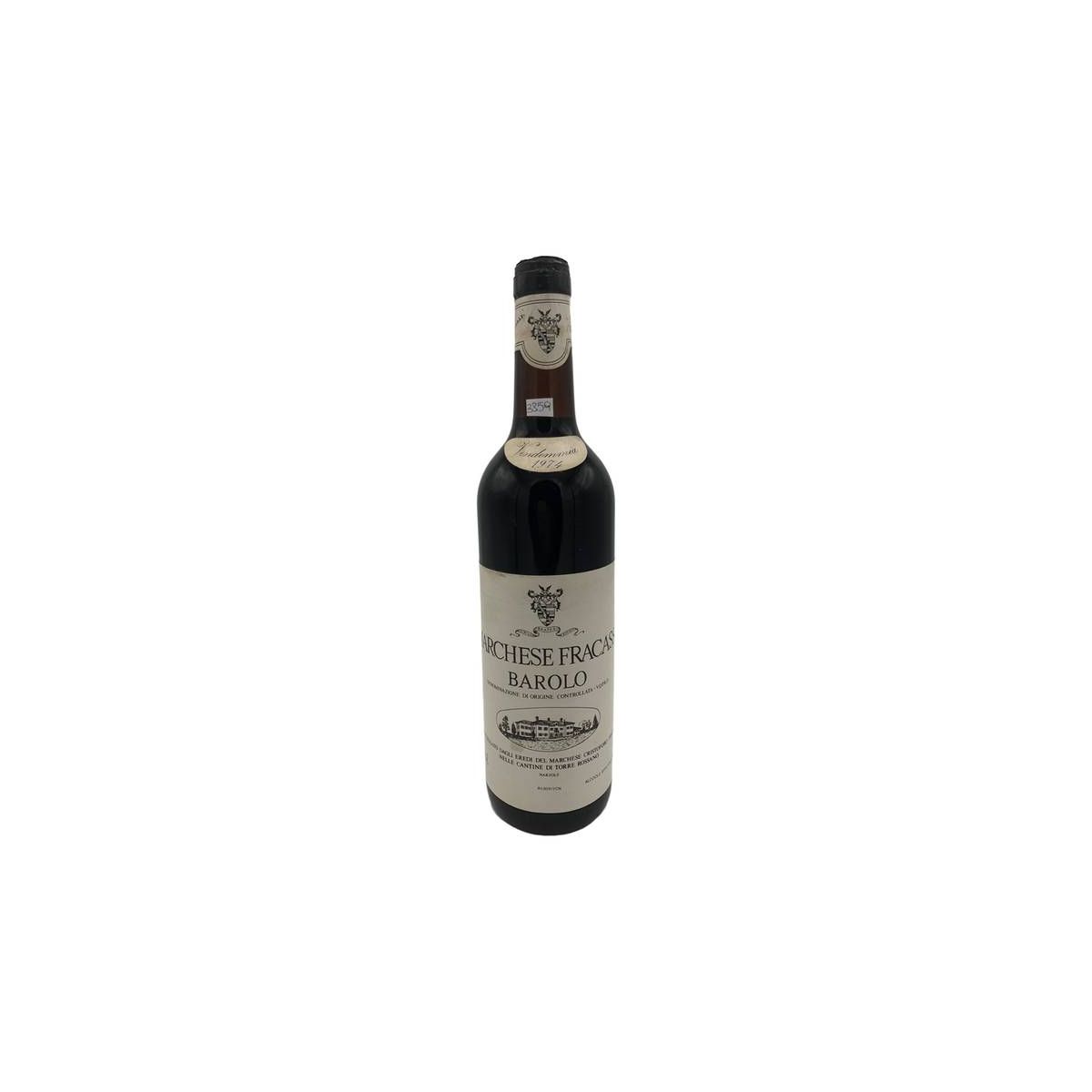 Vintage Bottle - Marchese Fracassi di Torre Rossano Barolo DOC 1974 0,72 lt. - COD. 3859 - Enoteca Bevi Bene