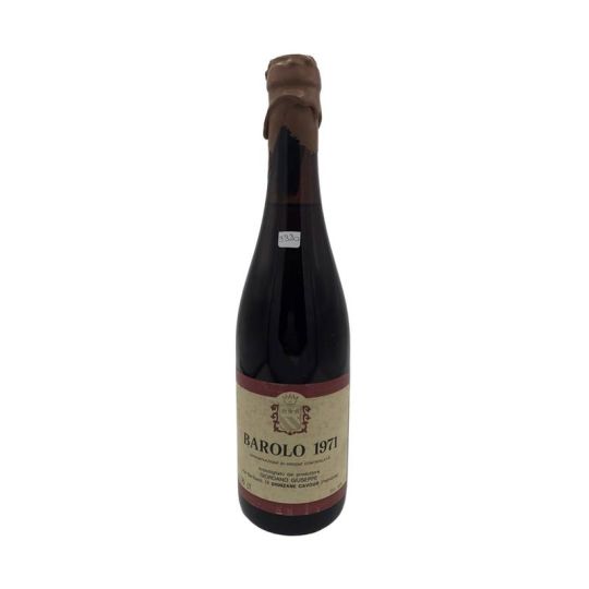 Vintage Bottle - Giordano Giuseppe Barolo DOC 1971 0,72 lt. - COD. 3880 - Enoteca Bevi Bene