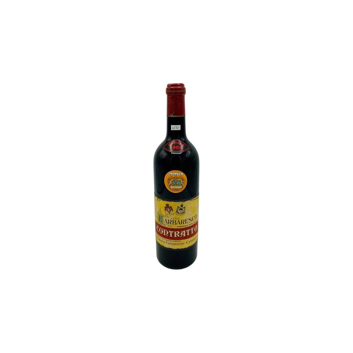 Vintage Bottle - Giuseppe Contratto Barbaresco DOC 1964 0,72 lt. - COD. 4130 - Enoteca Bevi Bene