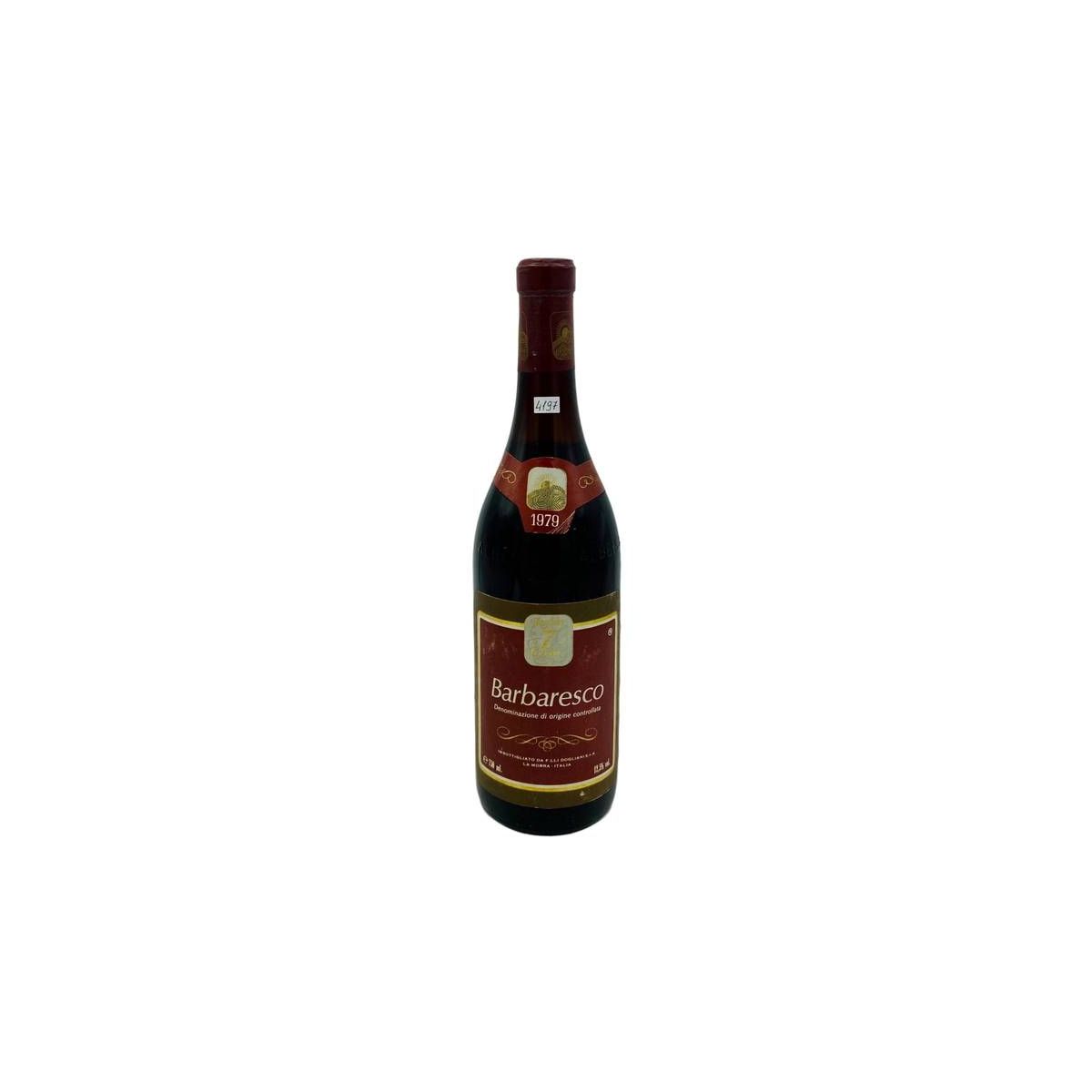 Vintage Bottle - F.lli Dogliani Barbaresco DOC "7 Cascine" 1979 0,75 lt. - COD. 4197 - Enoteca Bevi Bene