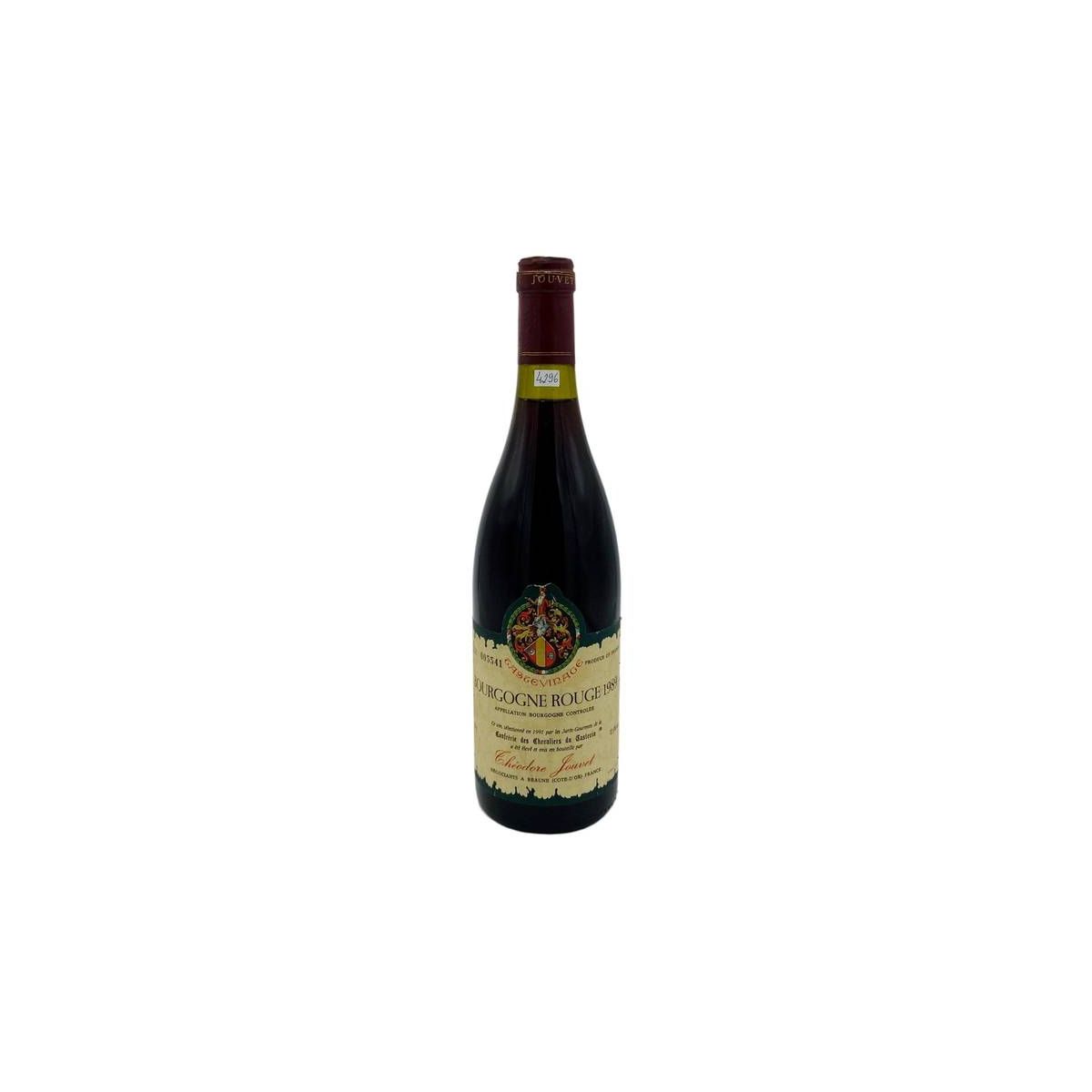 Vintage Bottle - Theodore Jouvet Bourgogne Rouge 1989 0,75 lt. - COD. 4296 - Enoteca Bevi Bene