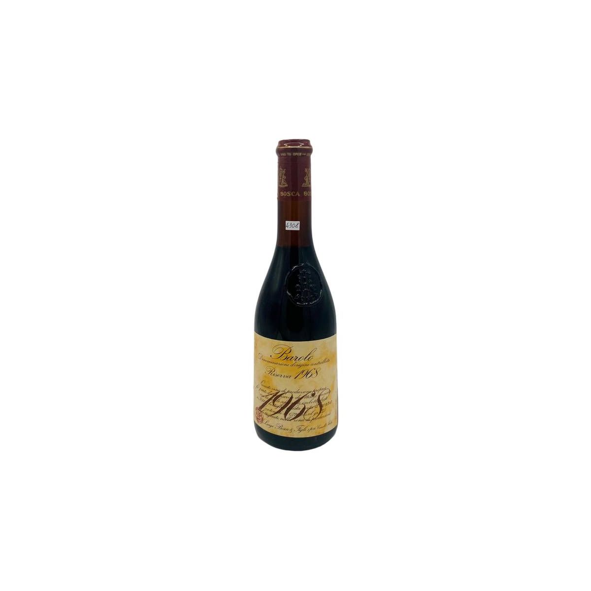 Vintage Bottle - Luigi Bosca &amp; Figli Barolo Riserva Speciale DOC 1968 0,72 lt. - COD. 4308 - Enoteca Bevi Bene