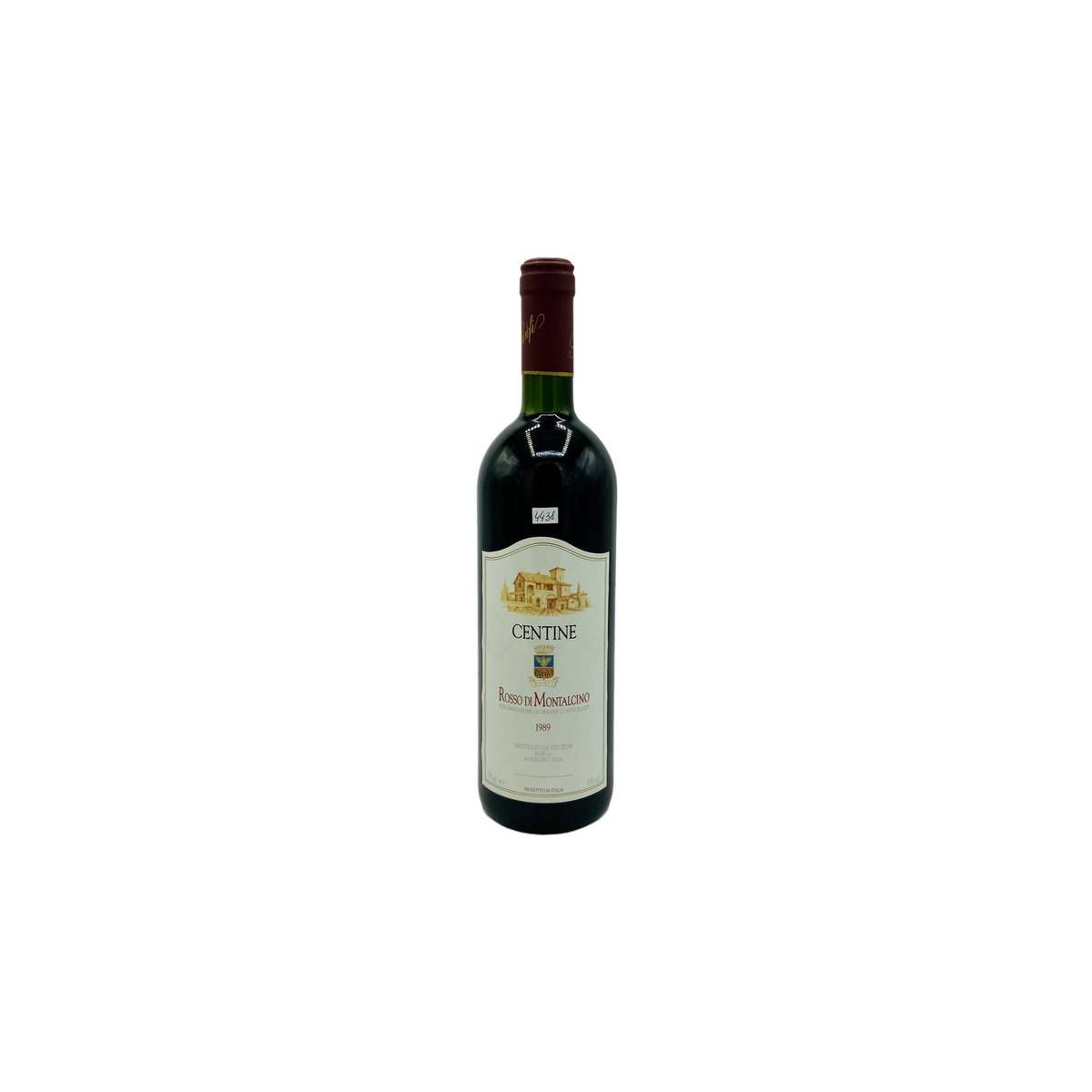 Vintage Bottle - Banfi Rosso di Montalcino DOC "Centine" 1989 0,75 lt. - COD. 4438 - Enoteca Bevi Bene