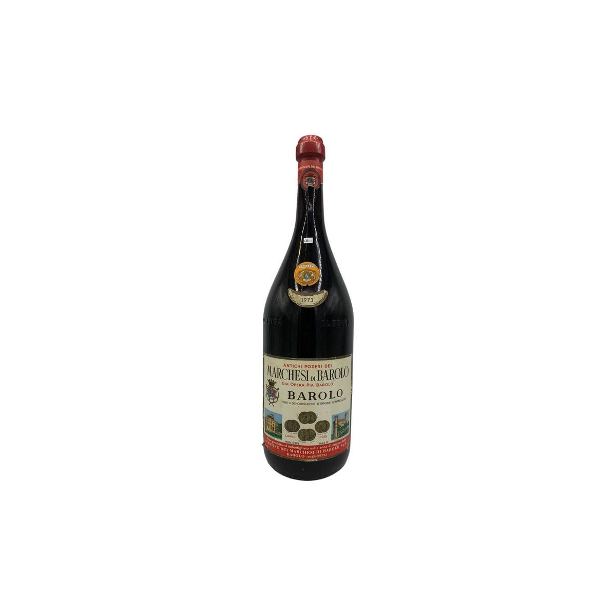 Vintage Bottle - Marchesi di Barolo Barolo DOC 1973 3,78 lt. Pinta Albeisa - COD. 4600 - Enoteca Bevi Bene