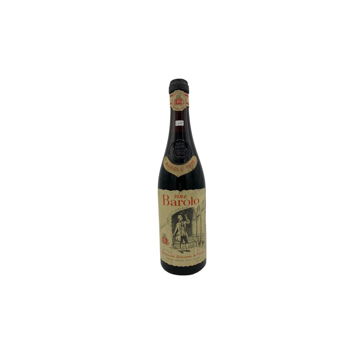 Vintage Bottle - Bertolino Giovanni & Figlio Barolo 1958 0,72 lt. - COD. 4711