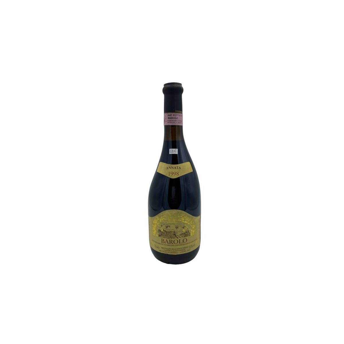 Vintage Bottle - Cantina Alessandria Barolo DOCG 1998 0,75 lt. - COD. 4805 - Enoteca Bevi Bene