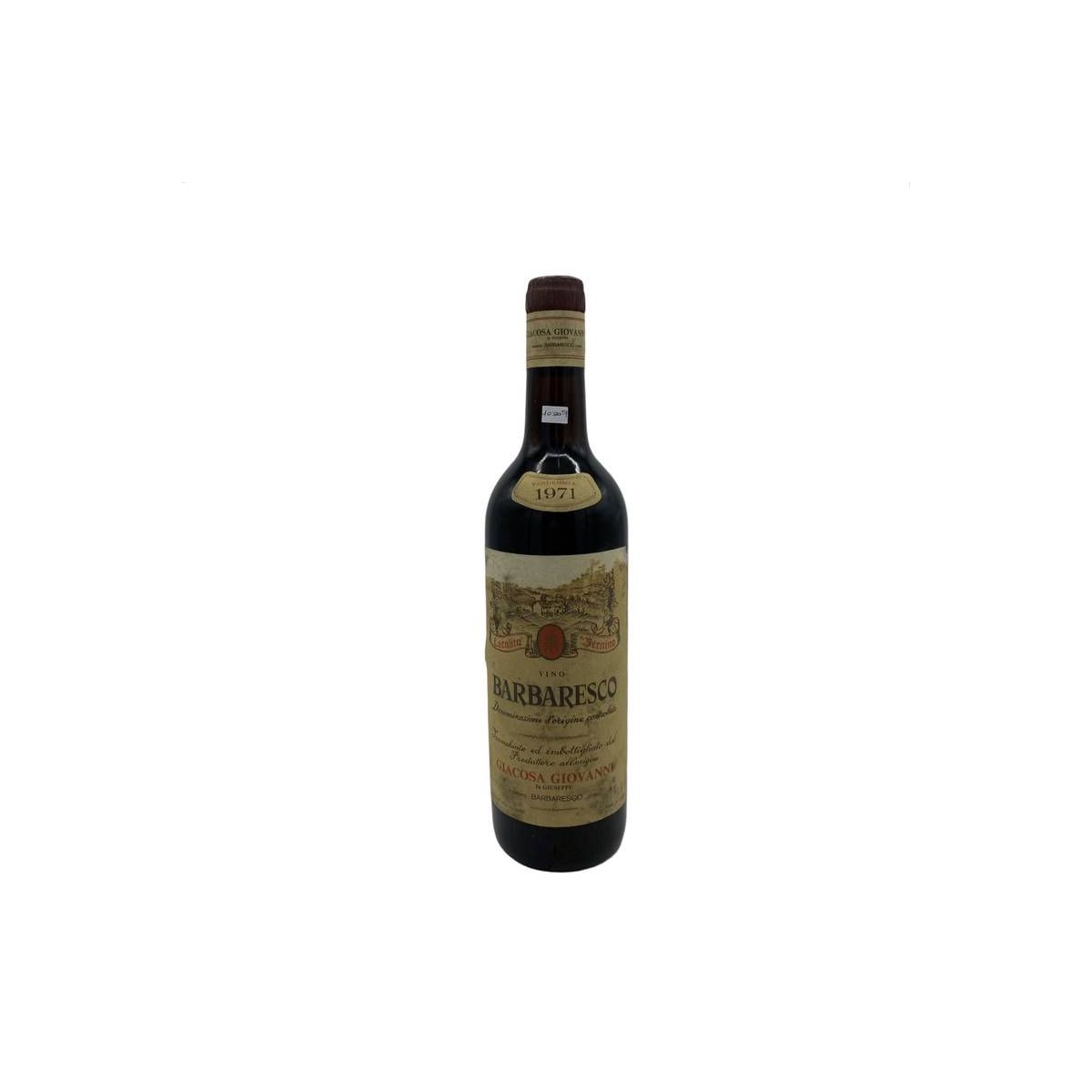 Vintage Bottle - Giacosa Giovanni Barbaresco DOC 1971 0,72 lt. - COD. 10009 - Enoteca Bevi Bene