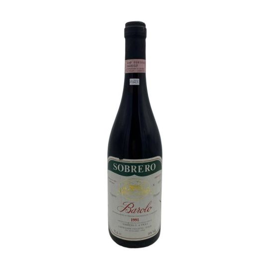 Vintage Bottle - Sobrero F. &amp; Figli Barolo DOCG 1991 "Vigneto Pernanno" 0,75 lt. - COD. 10228 - Enoteca Bevi Bene