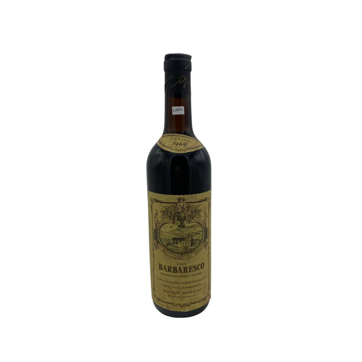 Vintage Bottle - Giovanni Scanavino Barolo DOC 1969 0,72 lt. - COD. 10420 - Enoteca Bevi Bene