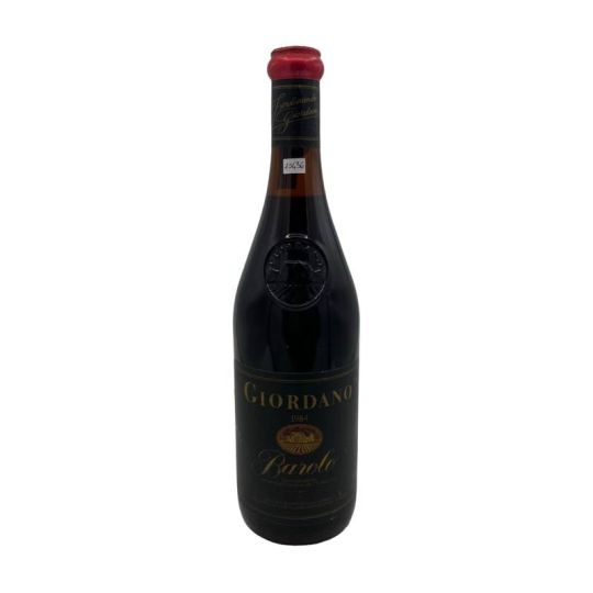 Vintage Bottle - Giordano Barolo DOCG 1984 0,75 lt. - COD. 10436