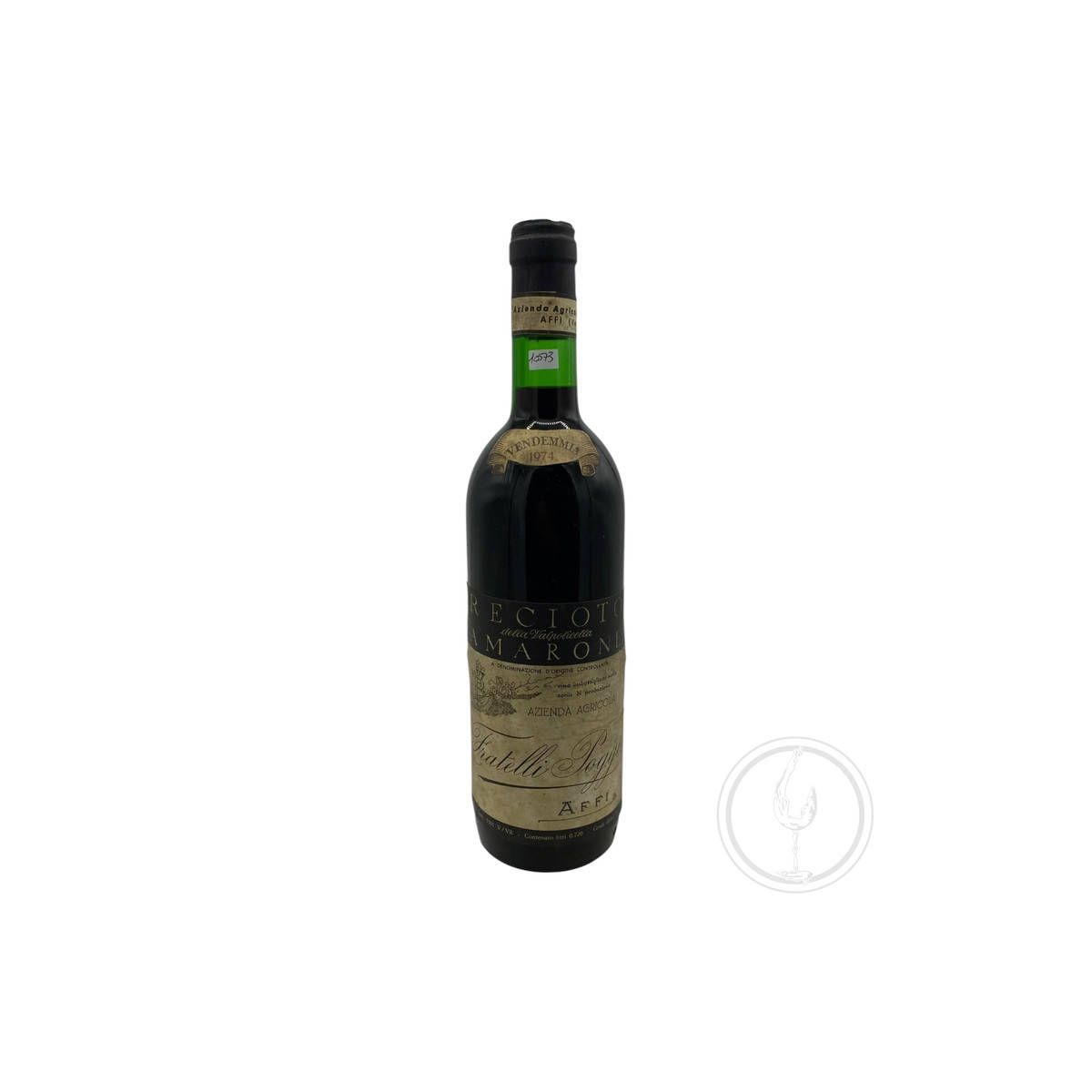 Vintage Bottle - F.lli Poggi Recioto della Valpolicella Amarone DOC 1974 0,72 lt. - COD. 10573