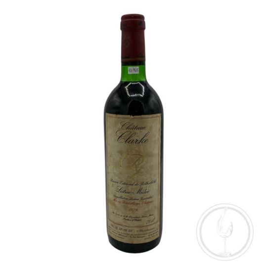 Vintage Bottle - Baron Edmond de Rothschild Chateu Clarke Listrac-Médoc 1979 0,75 lt. - COD. 10765 - Enoteca Bevi Bene