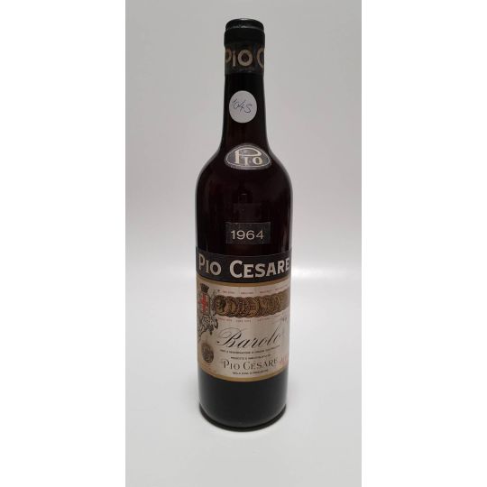 Vintage Bottle - Pio Cesare Barolo Clear Color 1964 0,72 lt. - COD. 1045