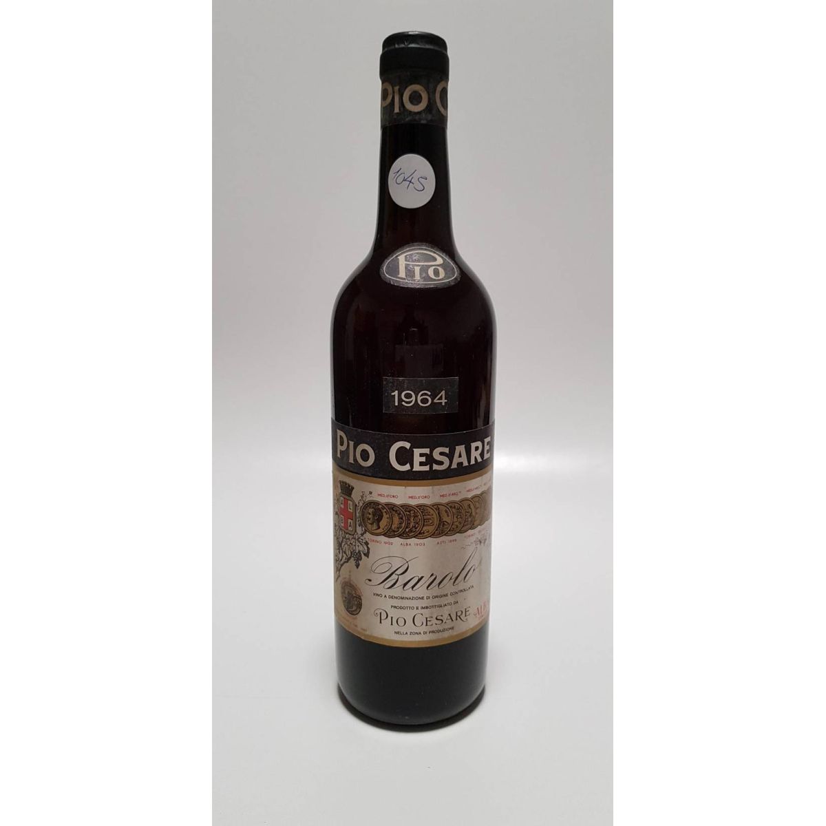 Vintage Bottle - Pio Cesare Barolo Clear Color 1964 0,72 lt. - COD. 1045