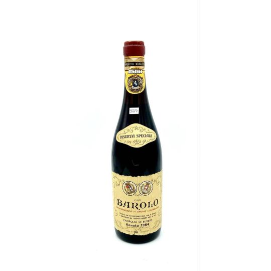 Vintage Bottle - Enopolio di Bubbio Barolo Riserva Speciale DOC 1964 0,72 lt. - COD. 3024 - Enoteca Bevi Bene