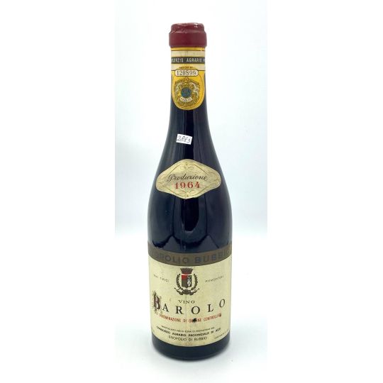 Vintage Bottle - Consorzio Agrario Provinciale di Asti Barolo DOC 1964 0,72 lt. - COD. 2883 - Enoteca Bevi Bene