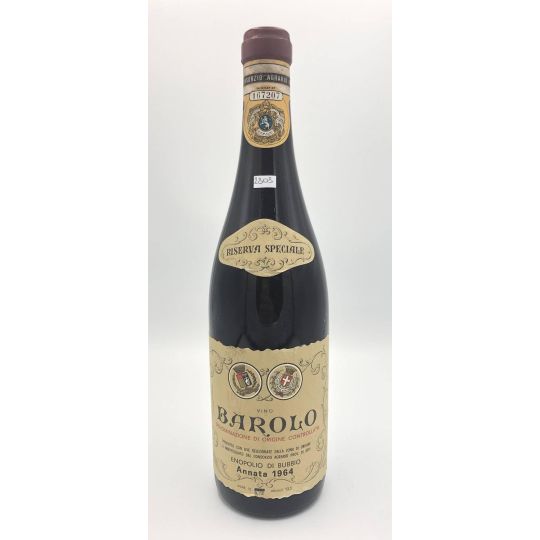 Vintage Bottle - Enopolio di Bubbio Barolo Riserva Speciale DOC 1964 0,72 lt. - COD. 2808