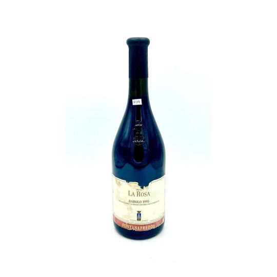 Vintage Bottle - Fontanafredda Barolo DOCG Vigna La Rosa 1995 0,75 lt. RUINED LABEL - COD. 3034